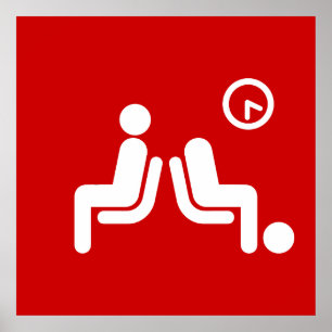 Poster Sinal de espera longo