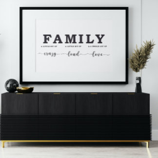 Poster Sinal de família um pouco de loucura