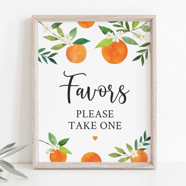 Poster Sinal de Favor Floral Pequeno Cutie Greenery (Criador carregado)