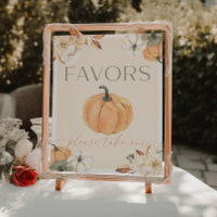 Sinal de Favoritos ao Chá de fraldas de Abóbora