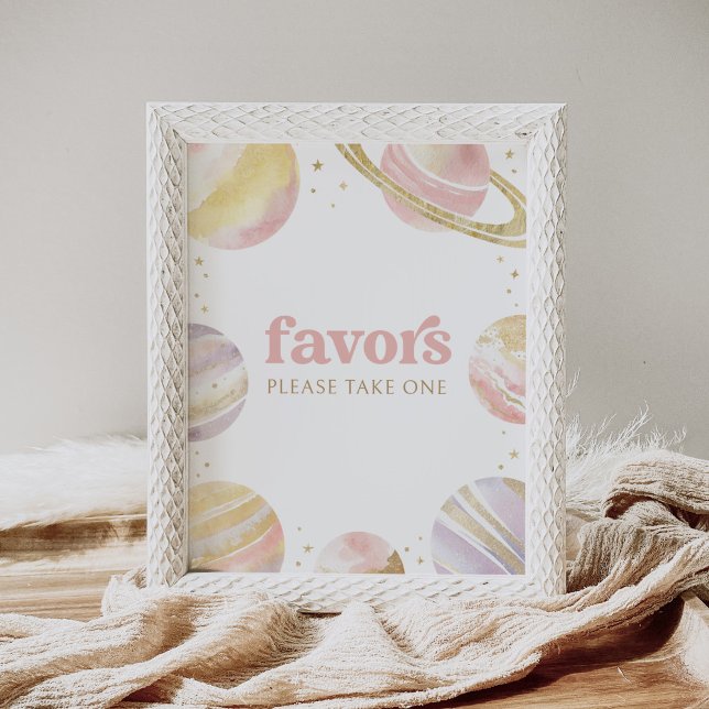 Poster Sinal de Favoritos de Aniversário para Menina do E (Criador carregado)