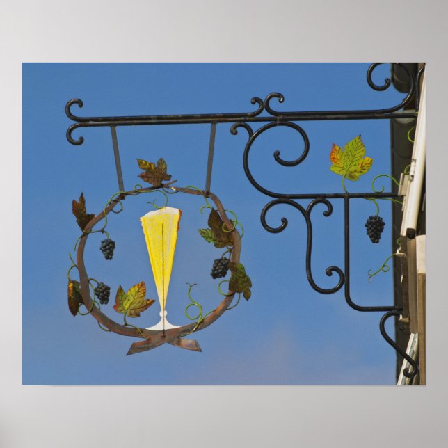 Poster Sinal de ferro em formas que ilustra o tema (Frente)