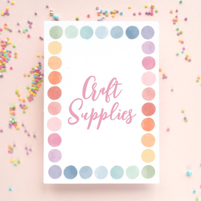 Poster Sinal de Festa de aniversário do Artesanato Arte A (Criador carregado)