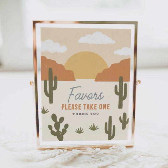 Poster Sinal de Festa de aniversário dos Favores do Cowbo (Criador carregado)