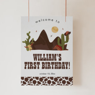 Poster Sinal de Festa de aniversário ou Chá de fraldas de