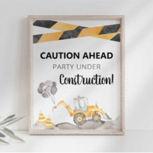Poster Sinal de Festa em Construção