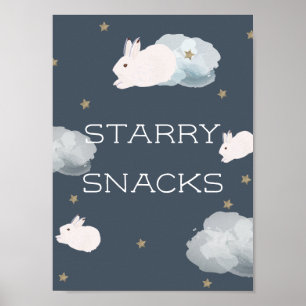Poster Sinal de Foguete de Chá de fraldas Frio
