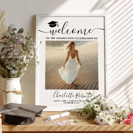 Poster Sinal de Foto de Boho Chic Minimalista