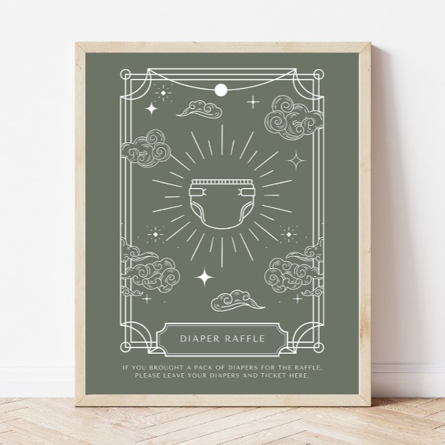 Poster Sinal de Fralda de Tarot Celestial (Criador carregado)