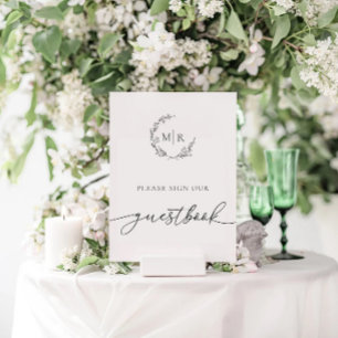 Poster Sinal de Guestbook