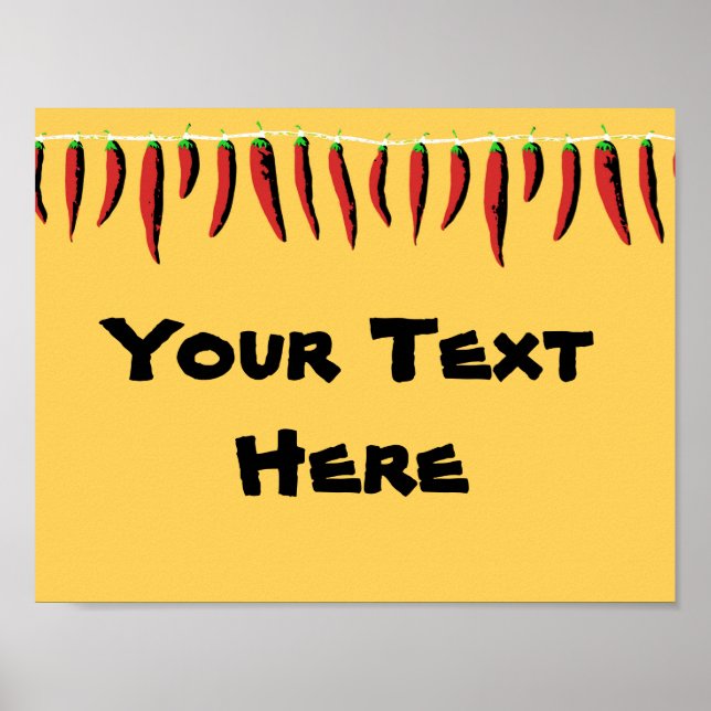 Pôster Sinal de Jalapeno Fiesta (Frente)