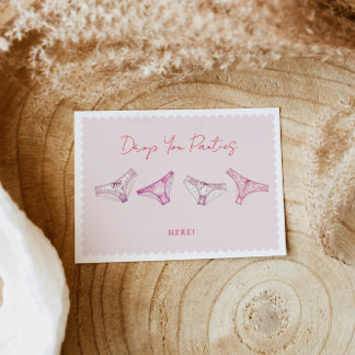 Poster Sinal de Jogo de Bachelorette de Chá Divertido