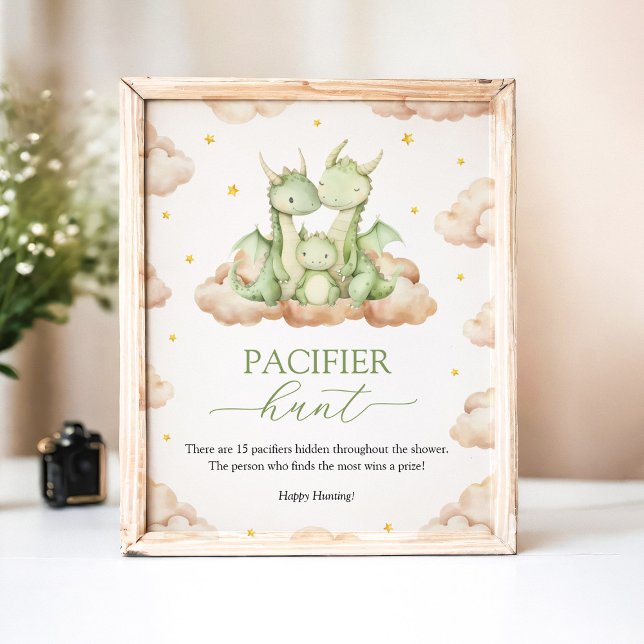 Poster Sinal de Jogo de Caça Pacificadora do Pequeno Drag (Criador carregado)