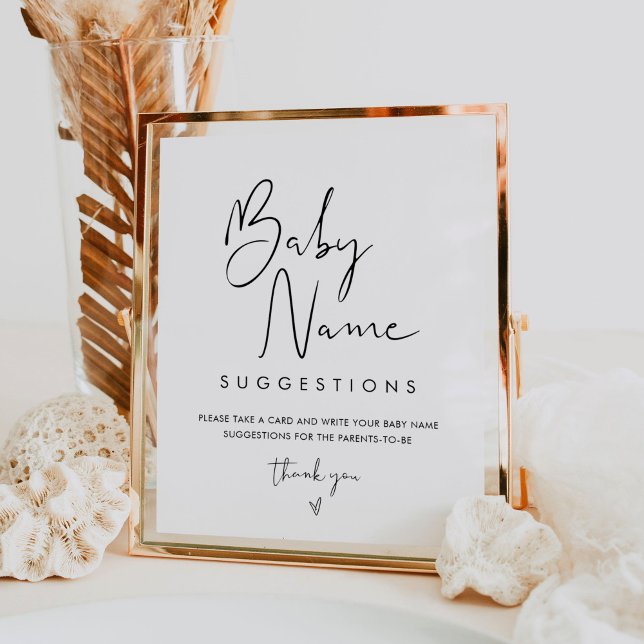 Poster Sinal de Jogo Ideias do Nome do Bebê STELLA (Criador carregado)