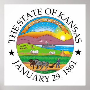 Poster Sinal de Kansas