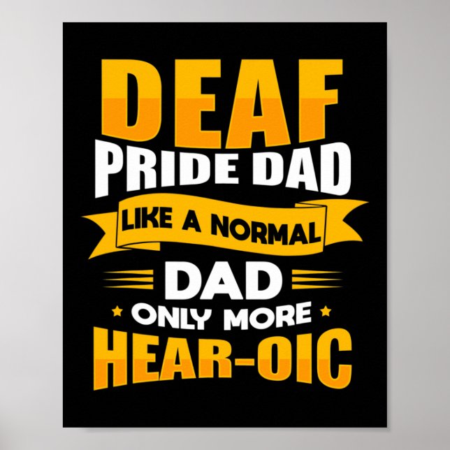 Poster Sinal de Linguagem de Menores Consciência Deficien (Frente)