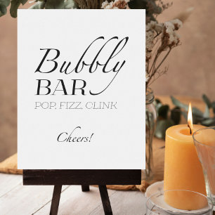 Poster Sinal de link do Pop chá de panela Borracha Bar