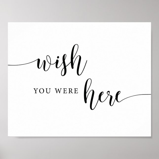 Poster Sinal de Livro de Registro de Convidados de Casame (Frente)