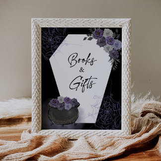 Poster Sinal de Livros e Presentes da Cervejaria Gothic B