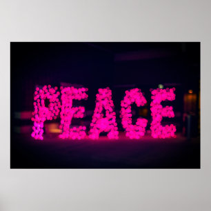 POSTER SINAL DE LUZ NEON DE PICO