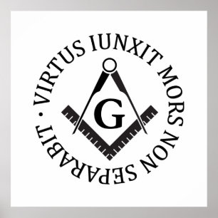 Poster Sinal de maçonaria