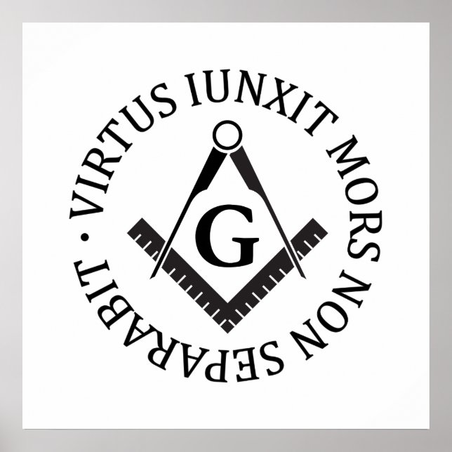 Poster Sinal de maçonaria (Frente)