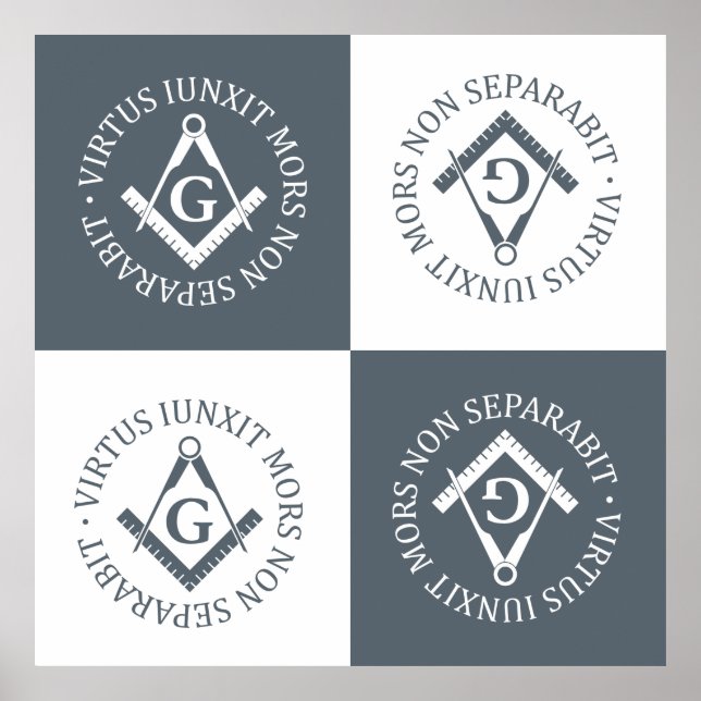 Pôster Sinal de maçonaria (Frente)