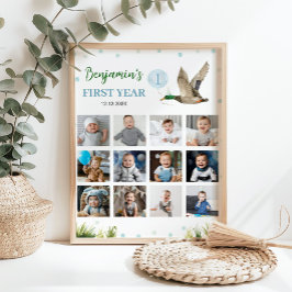 Poster Sinal de Marco de Fotografia do Primeiro Ano do Ra