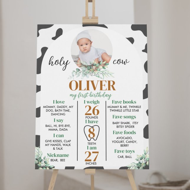 Poster Sinal de Marco do Primeiro Aniversário da Fazenda  (Criador carregado)