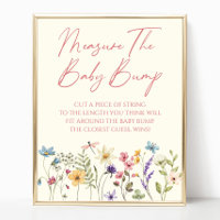 Sinal de Medição da Barriga de Bebê para Chás de B
