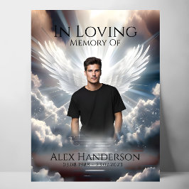 Poster Sinal de Memorial de Ascensão de Anjo Radiante