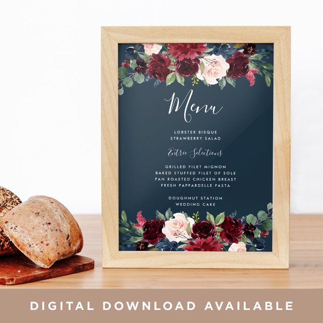 Poster Sinal de Menu Bloqueio Radiante (Criador carregado)