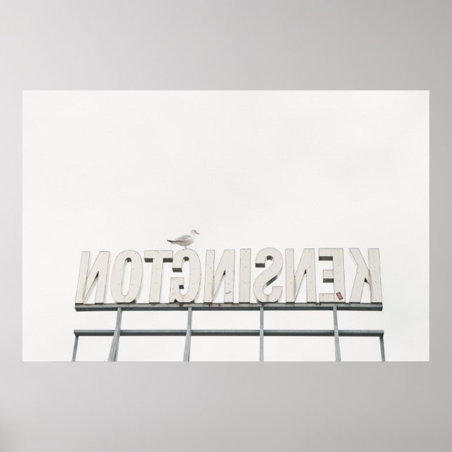 POSTER SINAL DE MERCADO KENSINGTON, TORONTO, CANADÁ (Frente)