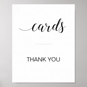 Poster Sinal de Mesa da placa deslizante da placa Elegant