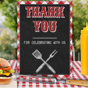 Poster Sinal de Mesa de Agradecimento de Aniversário de C