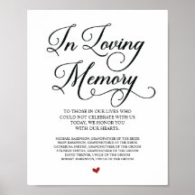 Sinal de Mesa Memorial Na Nossa Memória Querida