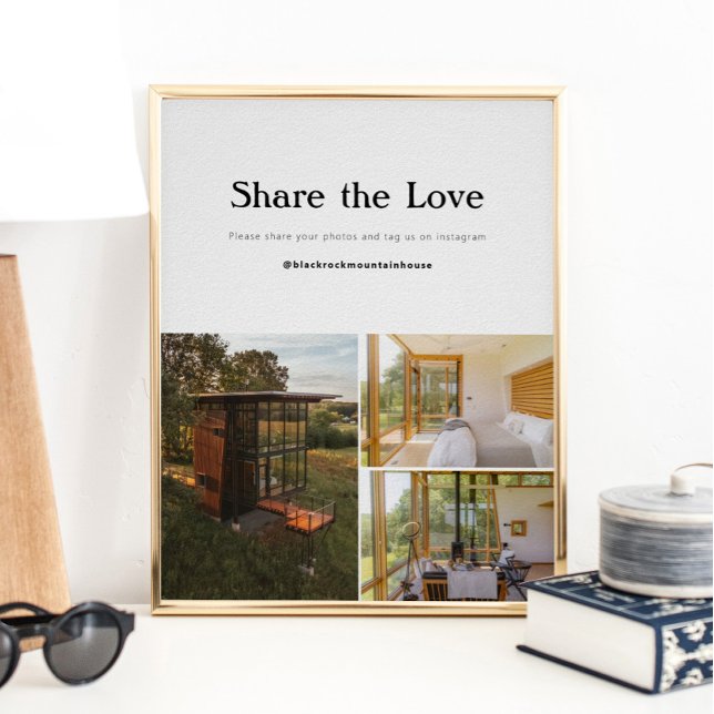 Poster Sinal de Mídia Social Residencial de Férias (Criador carregado)