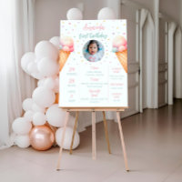 Sinal de Milestone de Aniversário do sorvete, Esta