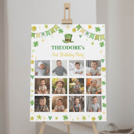 Poster Sinal de Milestone de Foto de Aniversário de Um Ra