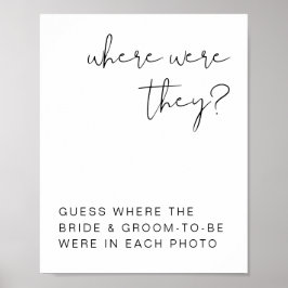 Poster Sinal de Onde Eles Estavam ADELLA Minimalista