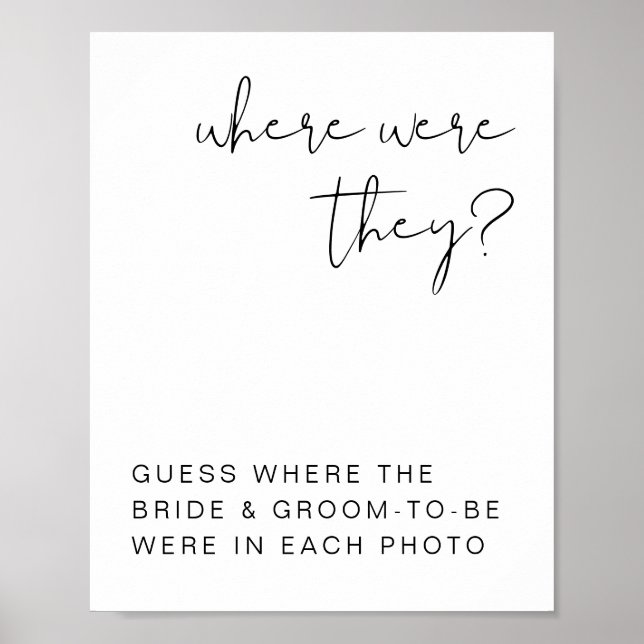 Poster Sinal de Onde Eles Estavam ADELLA Minimalista (Frente)