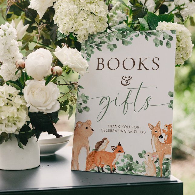 Poster Sinal de Ovos e Livros Brancos de Animais da Flore (Criador carregado)