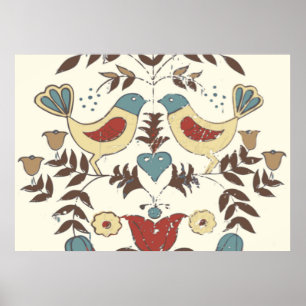 Pôster Sinal de Pássaro Neerlandês da Pensilvânia