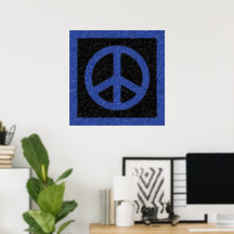 Sinal de Paz Azul Mosaico