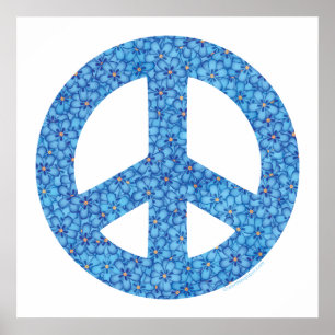 Poster Sinal de Paz de Energia Flor