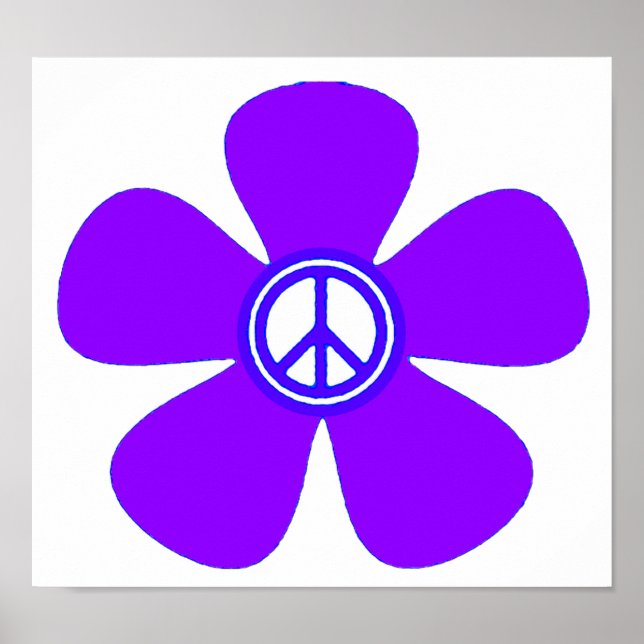Pôster Sinal de Paz de Energia Flor (Frente)