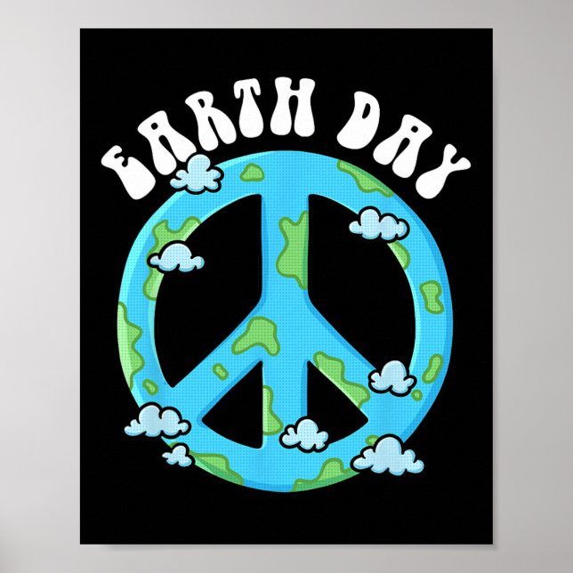 Poster Sinal de Paz Dia da Terra (Frente)