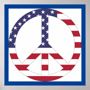 PÔSTER SINAL DE PAZ DO BANCO AMERICANO
