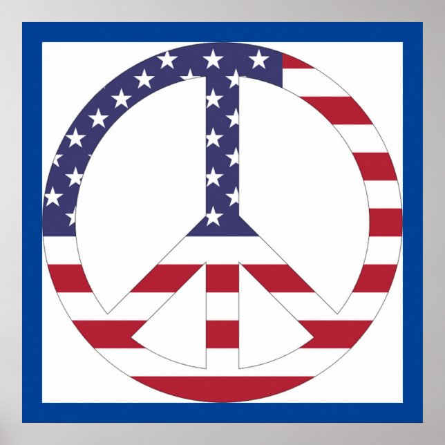 PÔSTER SINAL DE PAZ DO BANCO AMERICANO (Frente)