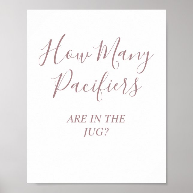 Poster Sinal de Pedestal do Jogo com rosa Pacificadores (Frente)